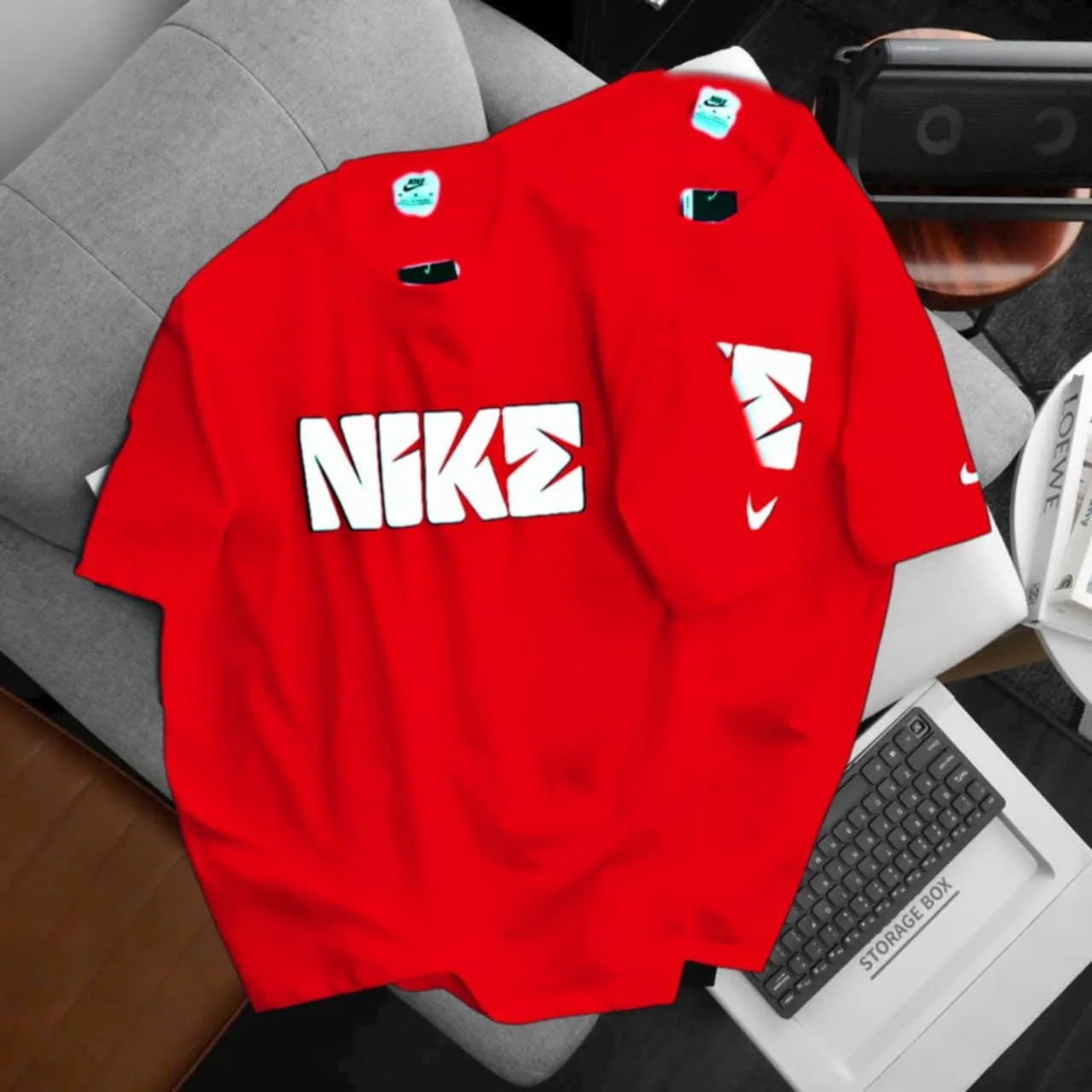 Premium Combed Cotton Red T-Shirt