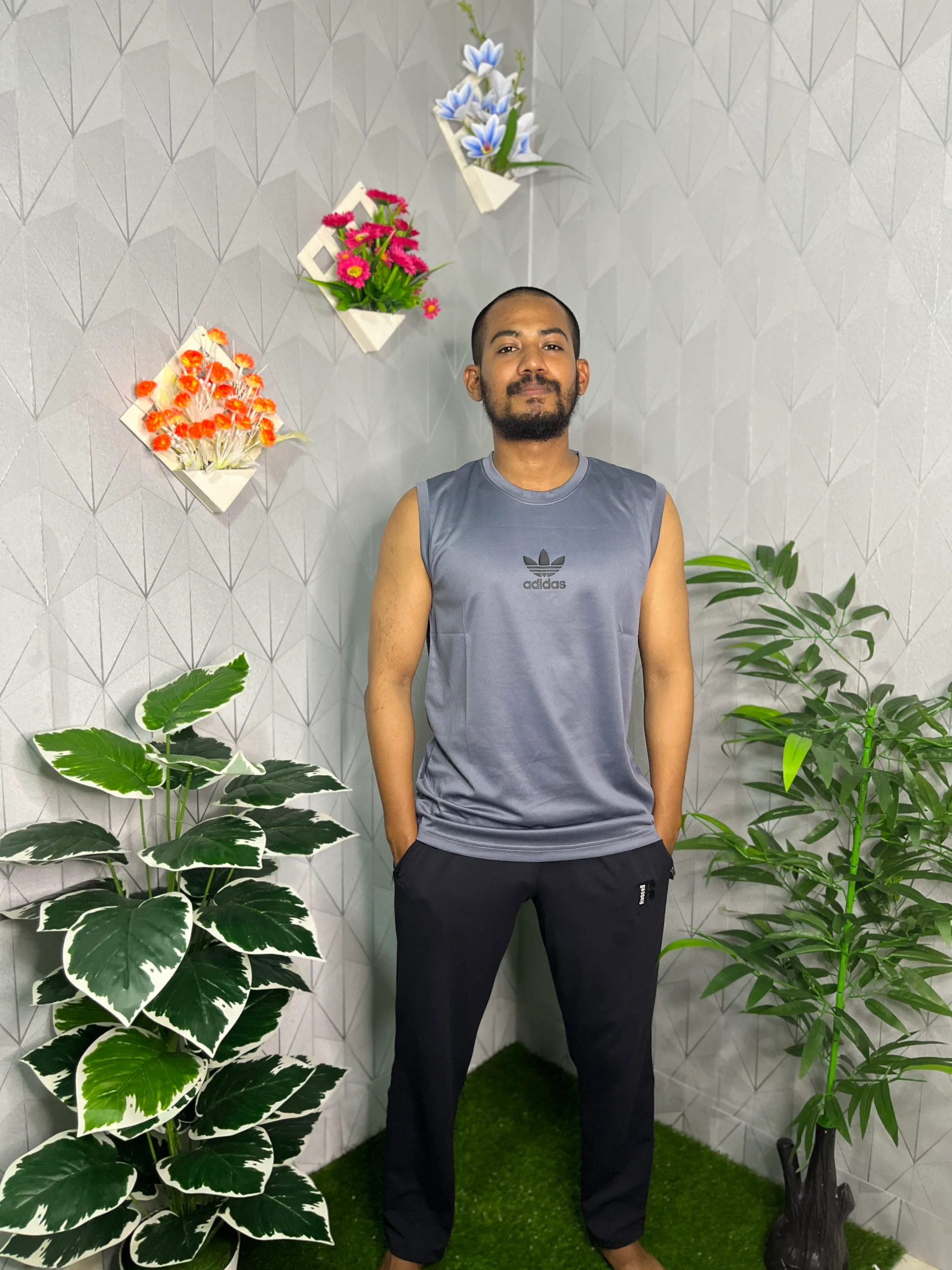 Premium Mesh Jersey Sleeveless T-shirt